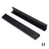YONFIAFIT 3pcs 10" Long Back Mount Finger Edge Pull Aluminium
