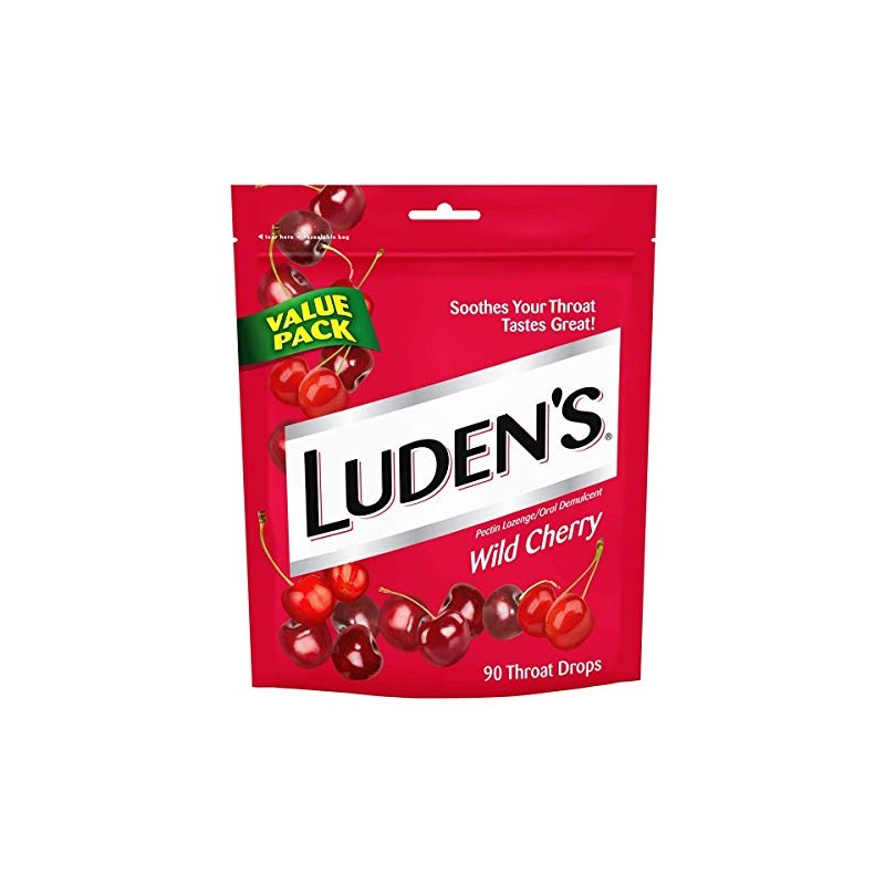 Luden's Sore Throat Drops, For Minor Sore Throat Relief, Wild
