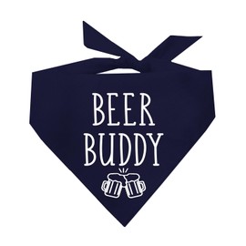 Beer Buddy Dog Bandana for Dogs (Assorted Colors)