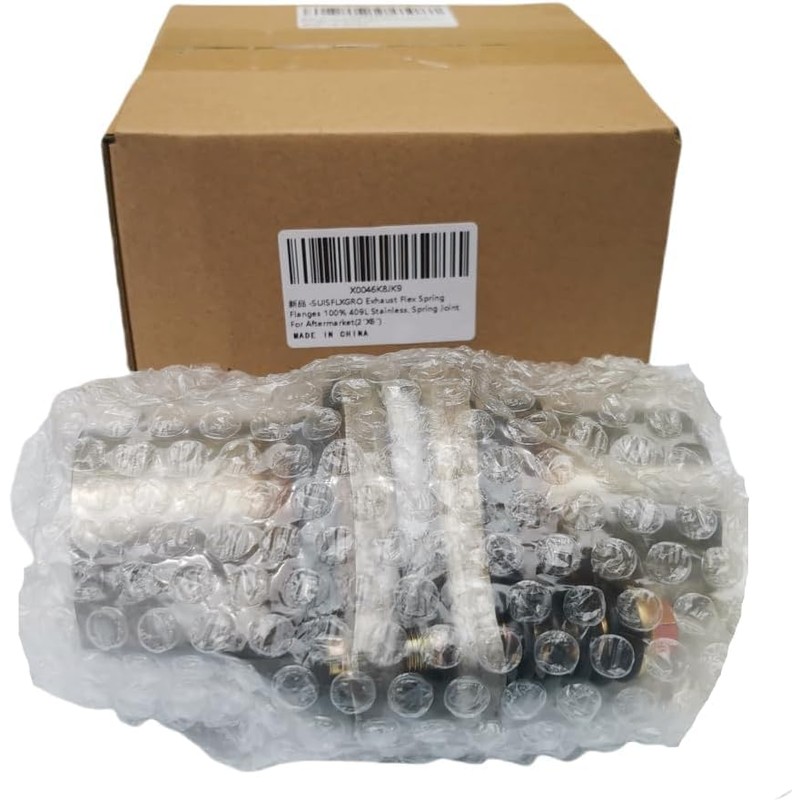 SUISFLXGRO Exhaust Spring Joints Made Of 409L Stainless, Exhaust Flex