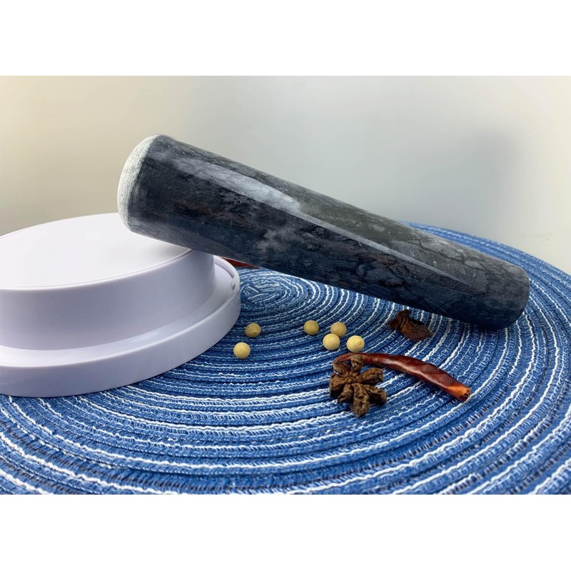 Marble Replacement Pestle only，Granite Polished Pestle （Black）