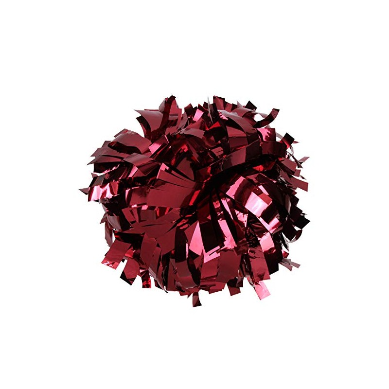 Metallic Cheerleader Cheerleading Pom Poms 6 inch 1 Pair 2