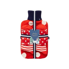 Joules Women's Cosydale Winter Accessory Set, Red Spot, ONE