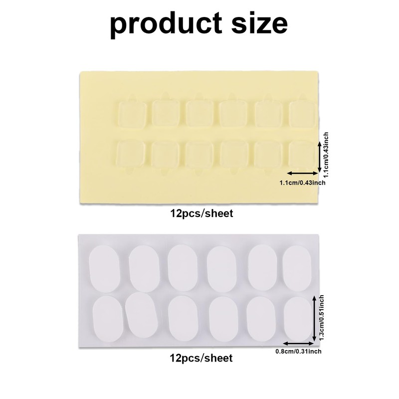 72pcs Adhesive Tape for Angel Hipper, Double-Sided Glue Sticky Putty