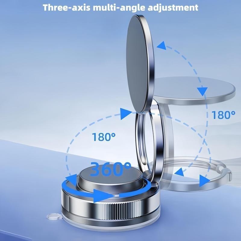 360° Adjustable Vacuum Magnetic Phone Holder – Suction Cup Mount