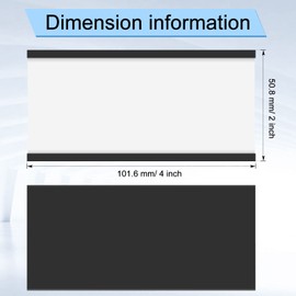 Fainne 30 Pcs C Channel Magnetic Label Holder 4 x 2 inches with White Card Inserts Clear Plastic Protectors Shelf Labels with Magnets Name Tags Magnetic Tool Labels for Metal Whiteboard Rack