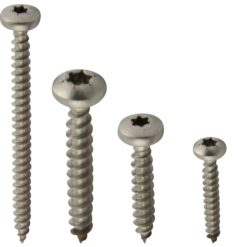Faston Chipboard Screws with Round Head, Reinforced Head, Torx, Made