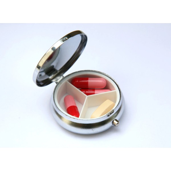 Does not apply Art Nouveau Leaves Flowers PILL CASE pillbox