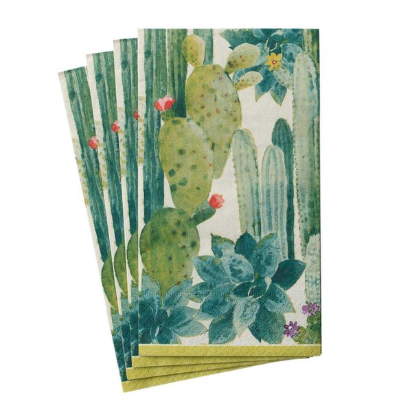 Caspari Culiko Paper Guest Towel Napkins, Two Packs of 15