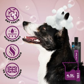 GROOM PROFESSIONAL Coat Repair Dog Conditioner - Repairing Conditioner for Dogs with Damaged Hair- Perfect for Dry and Itchy Skin - Softens Coat & Adds Condition, 450ml