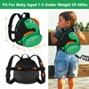 Accmor Toddler Harness Backpack Leash + Black Anti Lost Wrist