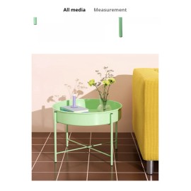 IKEA KULTURSKOG Light Green Indoor Plant Stand Diameter: 22 ¾ " Height: 16 ½ "