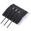2 Packs Micro Brushes,Black Micro Applicator Brushes,Disposable Long Cotton Swab,Makeup