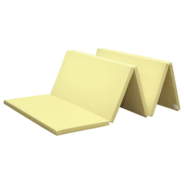 KaRaDaStyle Gymnastics Mat Folding Stretch Mats 75"x31"x1.2" Exercise Muscle Training