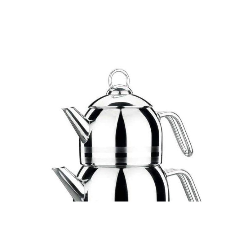 Korkmaz A091 Mega Teapot 4 Parts with Warranty Stainless Steel