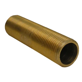 LASCO 03-1705 American Standard 9/16-Inch-20 Thread by 2-1/4-Inch Long Escutcheon Nipple Brass