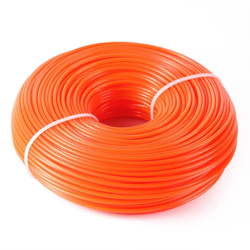 FEPITO Round Strimmer Line Wire Cord 2.4mm x 96m Nylon