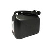 Hilka 84809520 10L Black Plastic Fuel Can