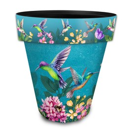Briarwood Lane Springtime Hummingbirds Large Planter