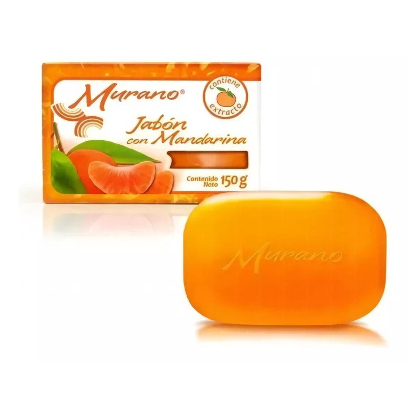 Murano Jabón En Barra Murano Extracto De Mandarina 10 Piezas