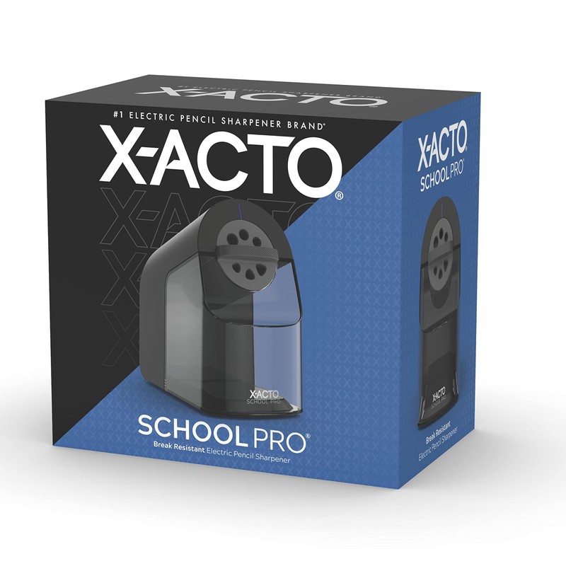 X-ACTO Pencil Sharpener, School Pro Electric Pencil Sharpener, With Six