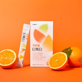 GQ Lab Tea Talk Tea, 13 natural ingredients, tropical fruit flavor daily tea, 15 packs, 4 boxes / 지큐랩 티톡티 13가지 자연유래성분 열대과일맛 데일리티 15포 4박스