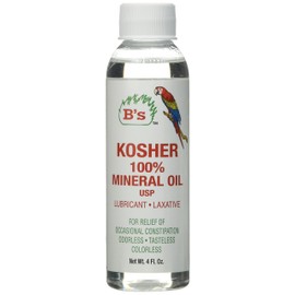 B's Kosher 100% Pure Mineral Oil USP