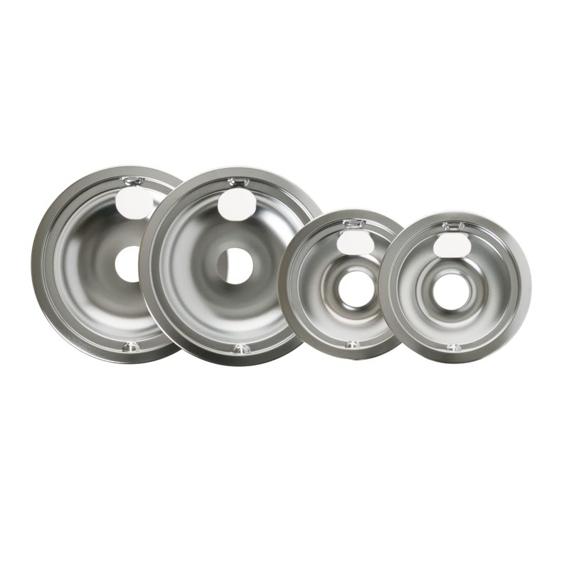 GE GE68C OEM 6" and 8" Drip Pan Kit (Chrome)
