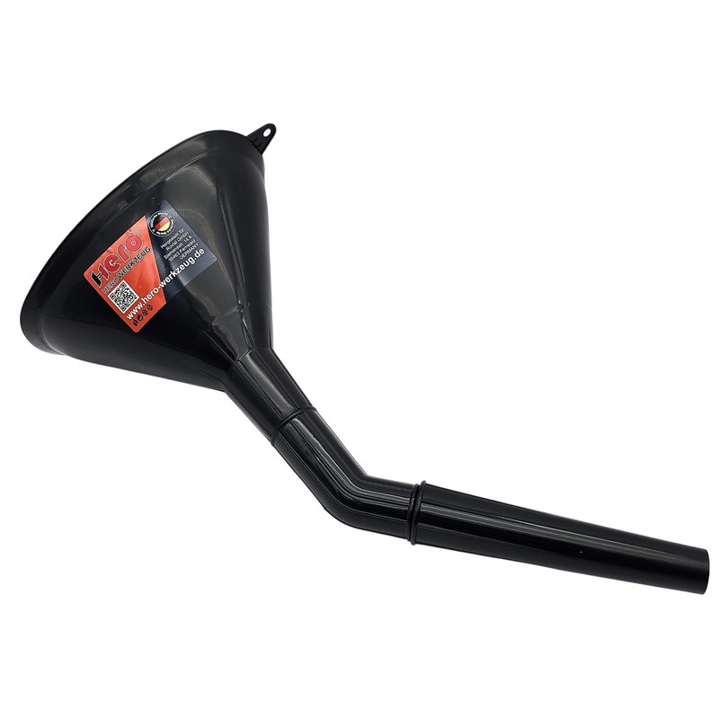 Hero Angled / Straight Funnel with Strainer Oval Oil Funnel