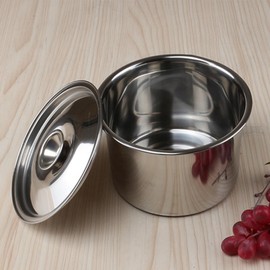 Pomya Stock Pot with Lid, Stainless Steel Pot for Soup, Stew, Seafood, Stew Pot, Soup Seasoning Container, Pot for Cooking (Small 38x38cm/14.96x14.96in), Pomyada2qh7mo84-11