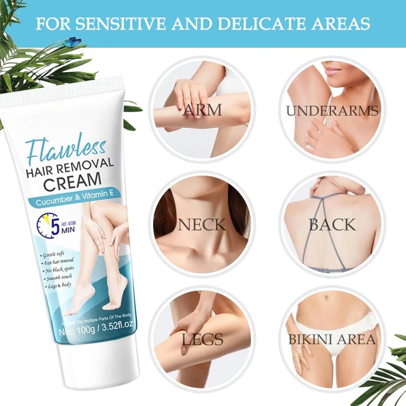 Crema Depilatoria Para Mujeres Y Hombres (3 Unidades), Indol