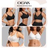 OEAK OEAK Womens Comfortable Bra Wireless Bra Push Up Bralettes