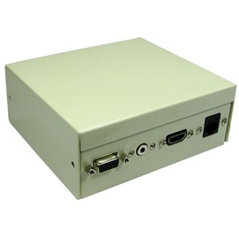 1 x 4 Port AV Box No Cable Wall Plates and Floor Boxes Audio Visual Cable