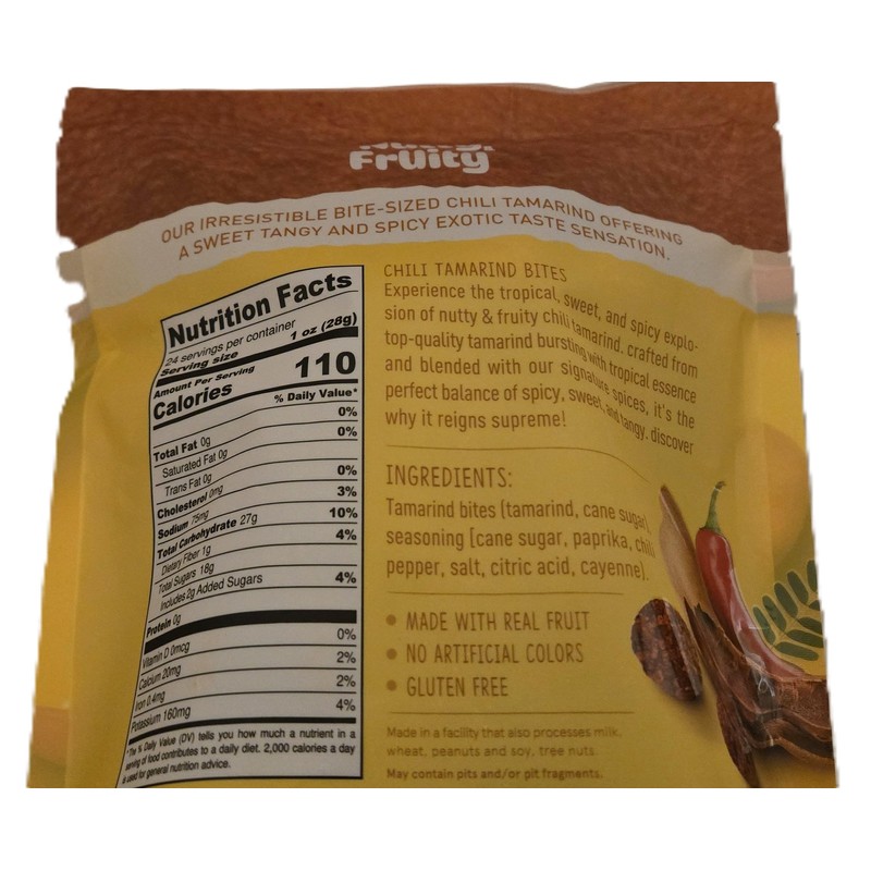 NuttyFruit Tamarind Candy, Chili Tamarind Bites 24 OZ(680g) each, total