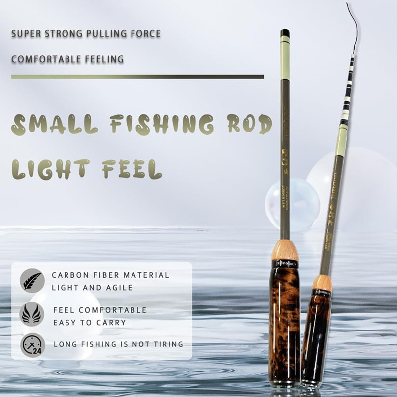 KHEALING のべ竿 延べ竿 振出 竿 軽量 超軽量仕様 小物万能竿 ノベルドミニマム 全長1.2m/