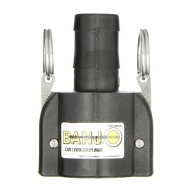 10 of 1-1/2" Banjo Poly Cam Lever Female Coupler - 1-1/2" Hose Shank USA MADE Farmer Bob's Parts 150C