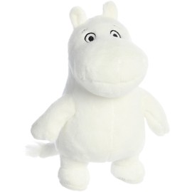 Aurora® Adorable Moomin® Moomin Stuffed Animal - Irresistible Companion - Endless Play - White 6.5 Inches