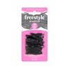Freestyle Snag Free Elastics, Black, 4 mm, Large (30-Pieces)