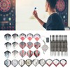 12Pcs Dart Set Stainless Steel Tip Anti Fall Competitive Entertaining