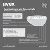 Uvex Pheos - Safety Glasses - Temple Glasses Supravision Excellence