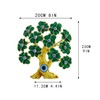9inch Turkish Blue Evil Eye Tree with Green Flowers for
