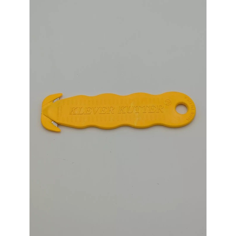 Klever Kutter *Qty. 1* Yellow Safety Box Cutter Disposable 4