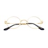 ZIMUSUN Small Round Metal Frame Glasses for Women Men Circle
