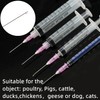 100Pcs 18Ga 1 Inch Sterile Disposable Injection Needle with Cap