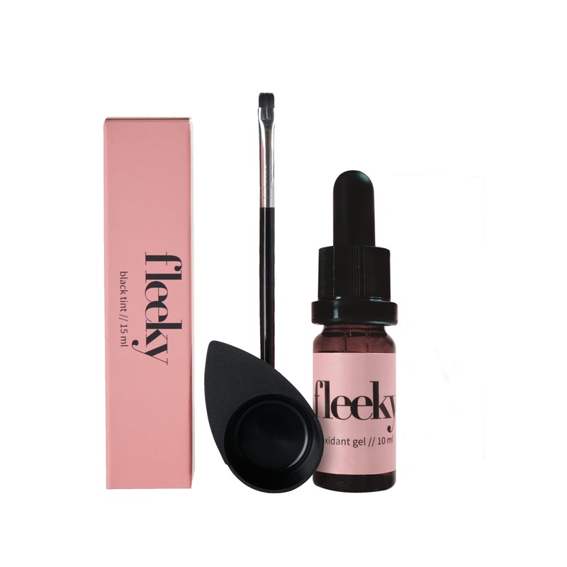 fleeky Eyebrow Colour Set, Brow Tint Colour Gel, DIY Dyeing,