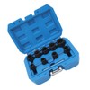 10PCS Twist Impact Socket with 8mm Straight Rod 3/8in Drive