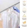 Enjamyo 18 Pack Clothes Hangers, PVC Coating Sweater Hangers, 16.5