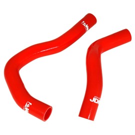 AJP Distributors Compatible/Replacement For RSX DC5 K20A JDM 3 Ply Nylon Silicone Radiator Coolant Hose Pipe Kit Red