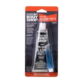 Evercoat Body Shop 105021 Pro-Grade Glazing Putty, Stain Resistant for Minor Imperfections and Low Spots in Aluminum, Fiberglass & More, Cream Hardener Included 3 Fl Oz.