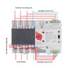 4P Automatic Transfer Switch 35mm Rail Mount Dual Power Generator